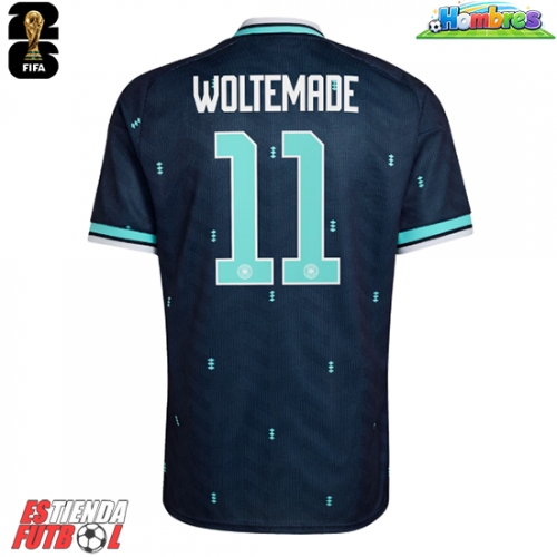 Alemania Nick Woltemade #11 Segunda Equipación Mundial 2026 Manga Corta